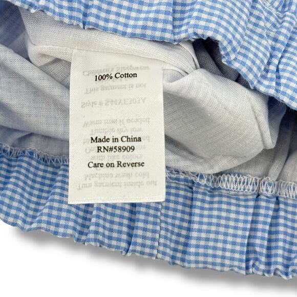 Edgehill Collection Piped Collar Knit Top Gingham Shorts Set Baby Boy Sz 3 Mos - Picture 7 of 7